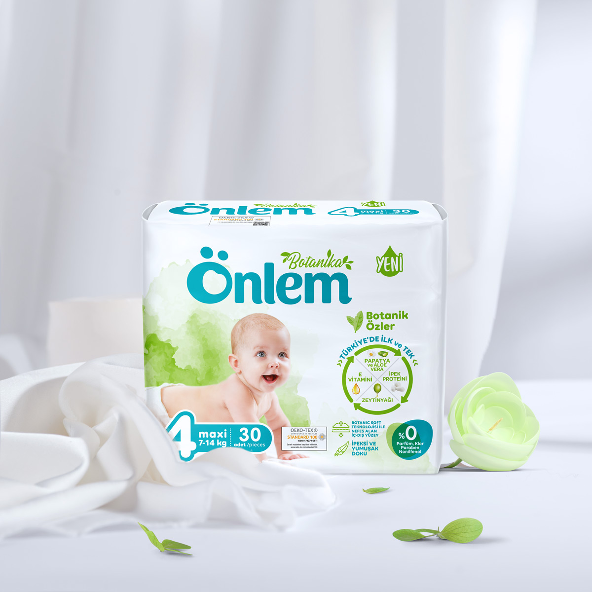 Önlem 30 pieces botanical diaper