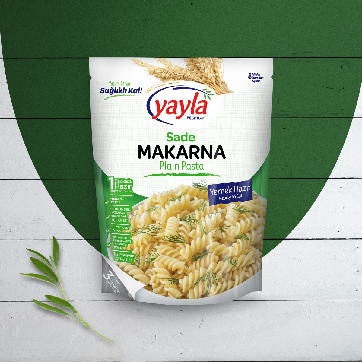 plain pasta package design